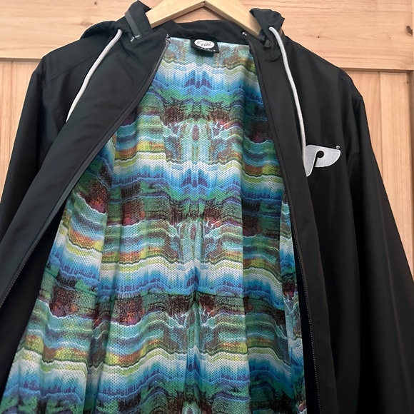 Rare Pele Sports Men's Waterproof Hooded Rain Jacket - Size Large - NWOT - Picture 6 of 8